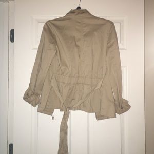 Tan Guess short army jacket